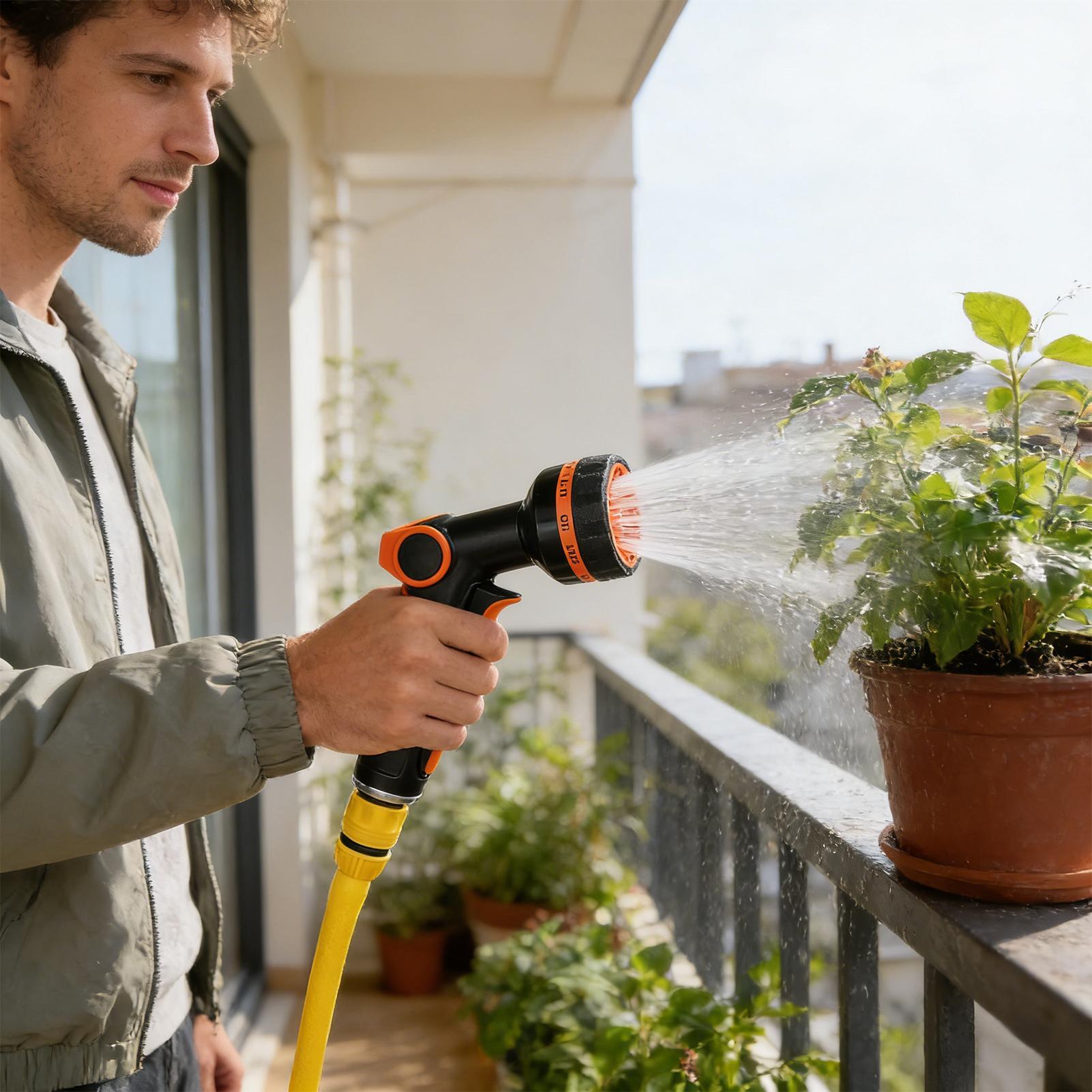 Garden Hose Nozzle - Car Wash Hose Nozzle 5 Watering