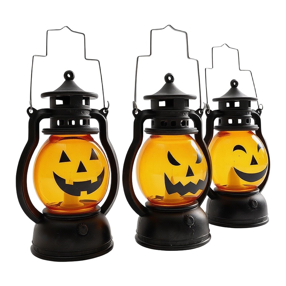3 Piece LED Pumpkin Lantern Ye - огляд і ціна Gardening Tools Yellow