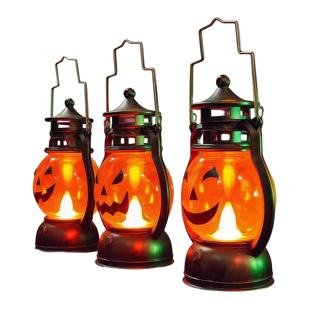 3 Piece LED Pumpkin Lantern Ye - огляд і ціна Gardening Tools Yellow