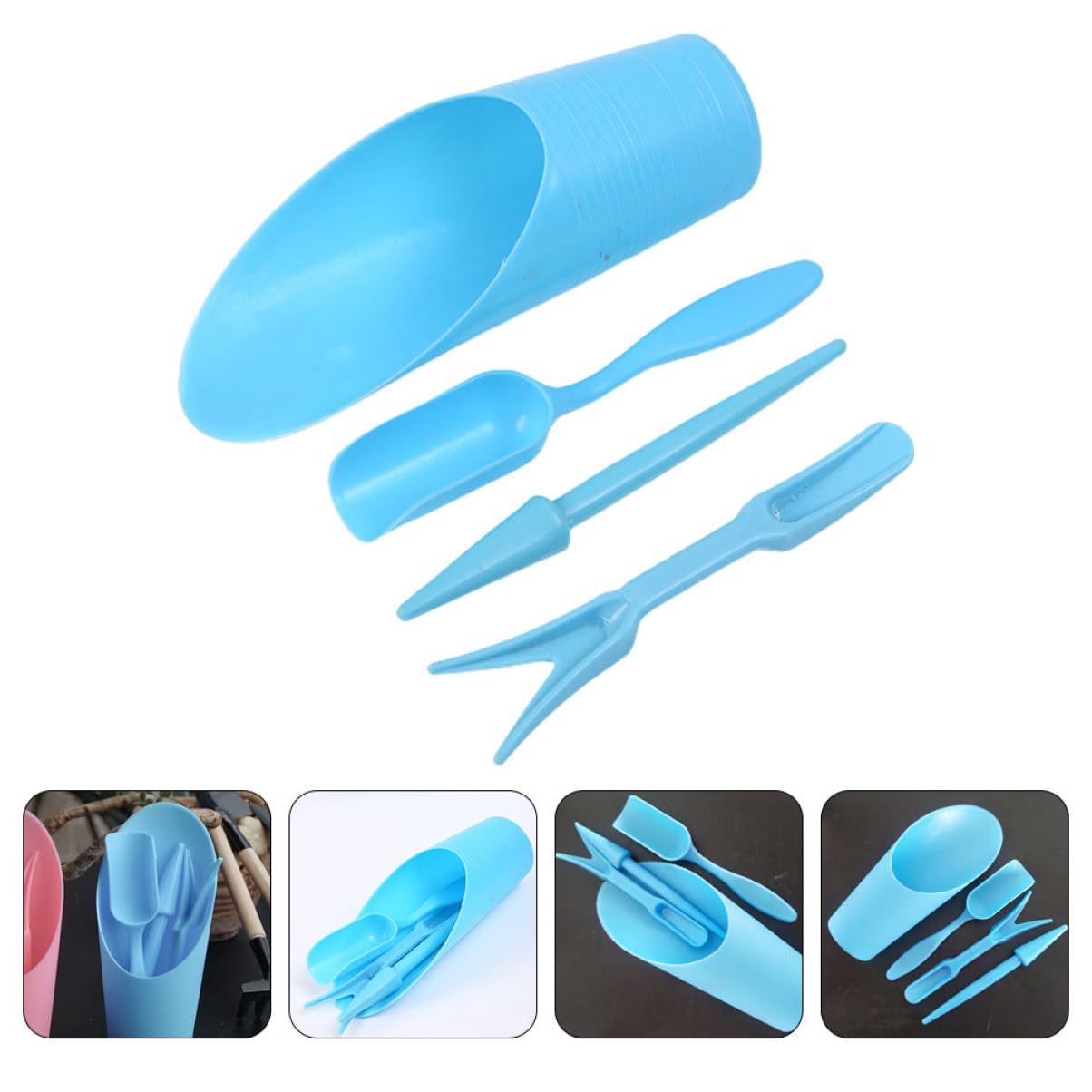 4pcs/set, Plastic Durable Buck - огляд і ціна Gardening Tools Shovel