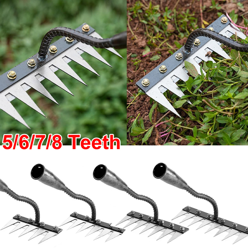 5/6/7/8 Teeth Iron Gardening H - огляд і ціна Gardening Tools Japanese