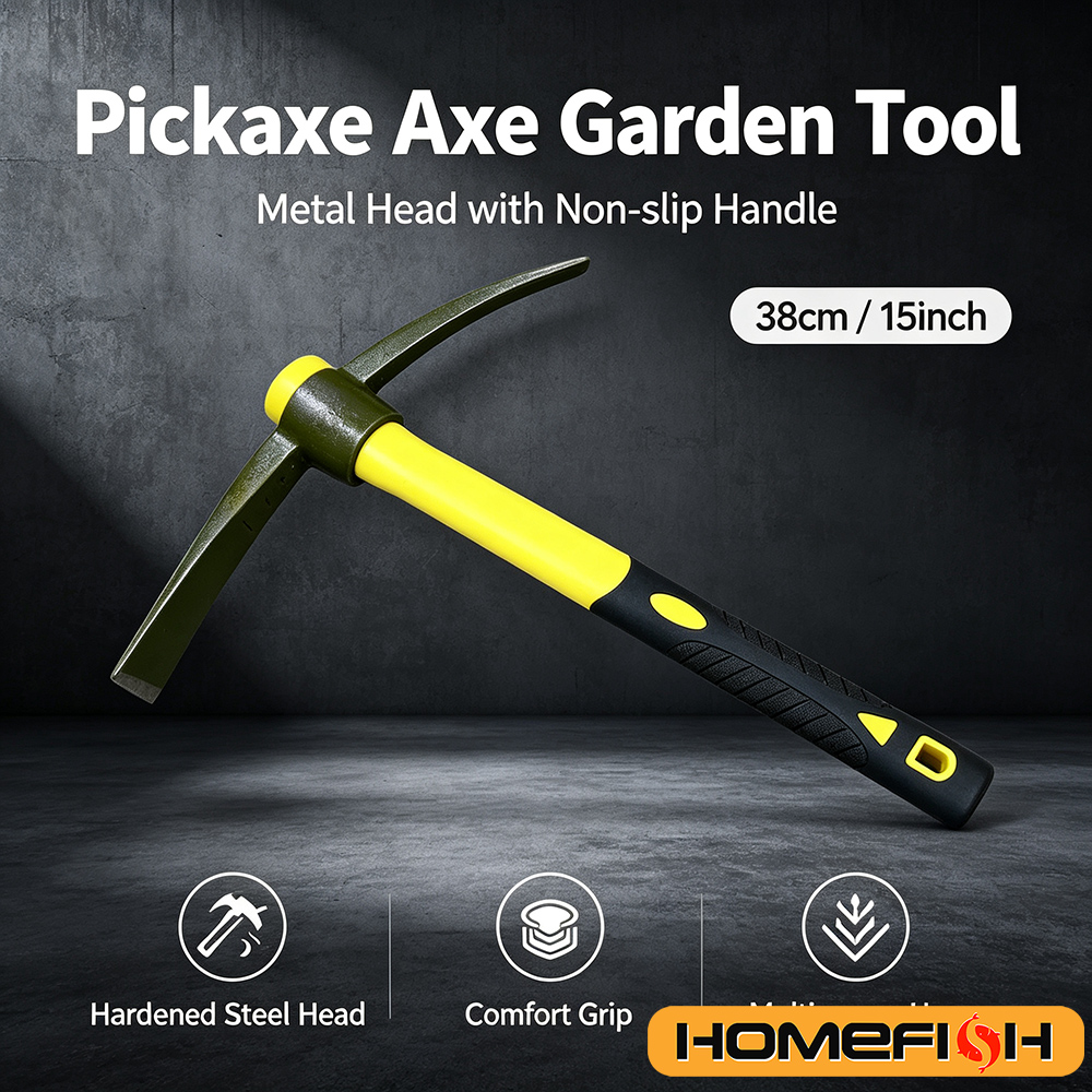 1-Piece 15-Inch Mattock Hoe Se - огляд і ціна Gardening Tools Yellow