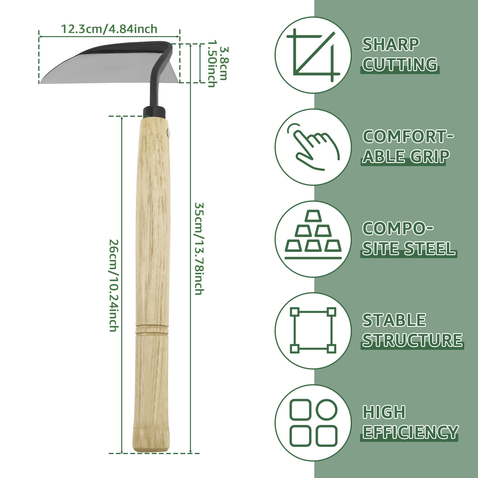 13inch Japanese Style Weeding  - огляд і ціна Gardening Hand Tools Japanese